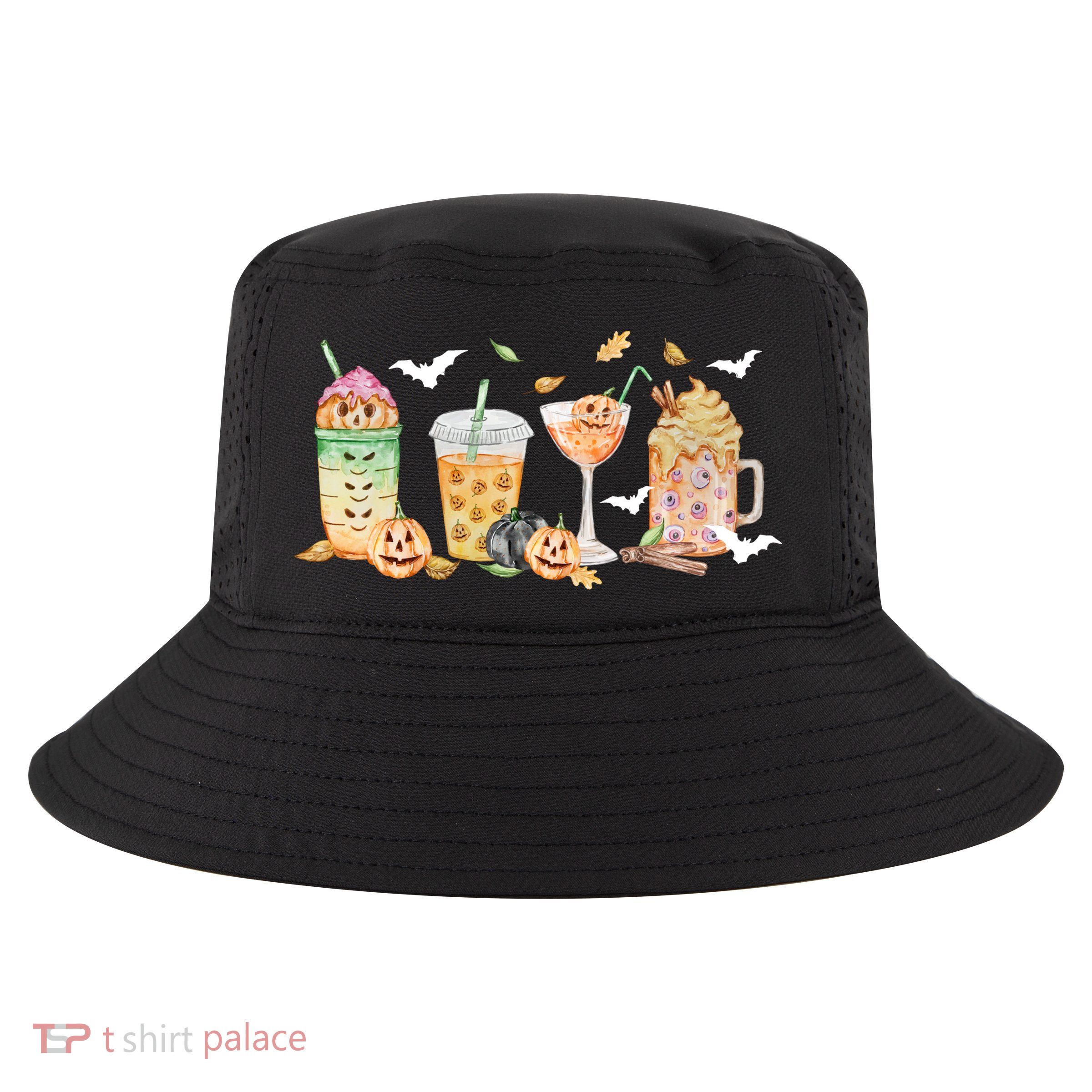 Halloween Coffee Latte Lover Cool Comfort Performance Bucket Hat