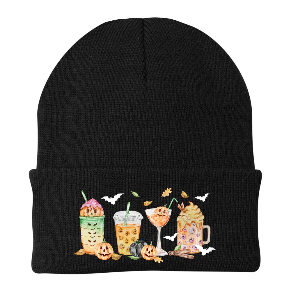 Halloween Coffee Latte Lover Beanie