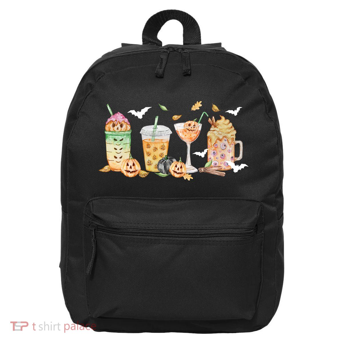 Halloween Coffee Latte Lover 16 in Basic Backpack