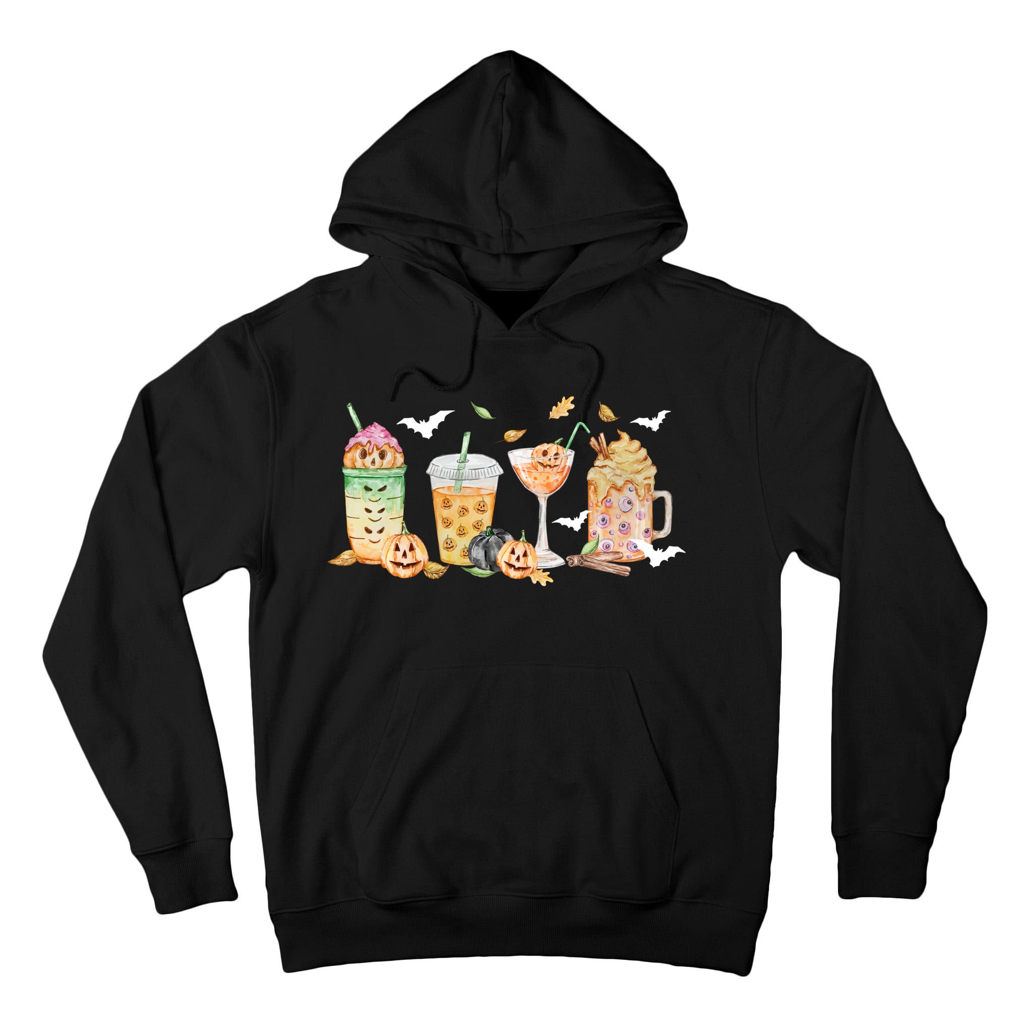 Halloween Coffee Latte Lover Tall Hoodie