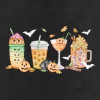 Halloween Coffee Latte Lover Golf Towel