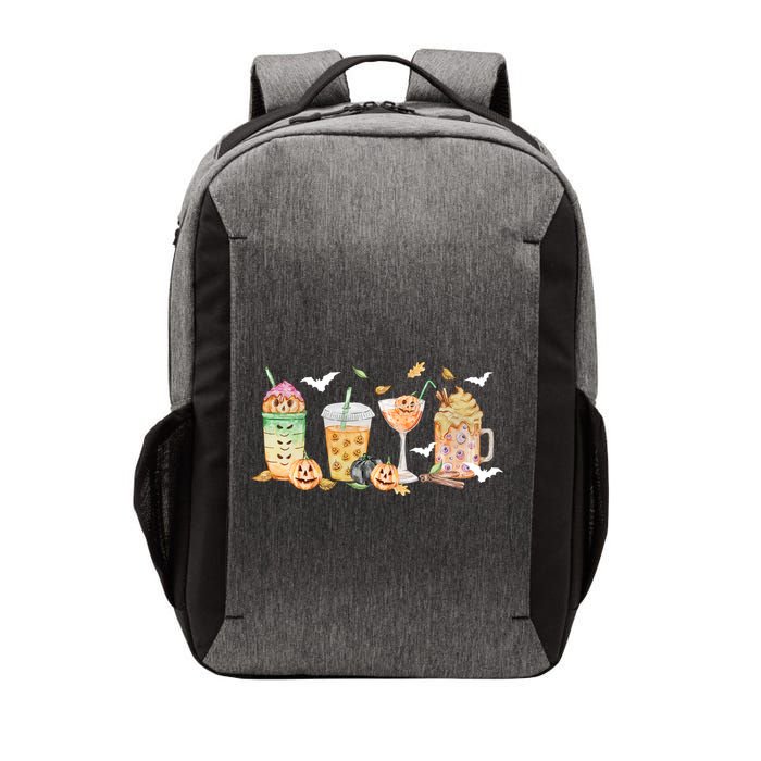 Halloween Coffee Latte Lover Vector Backpack