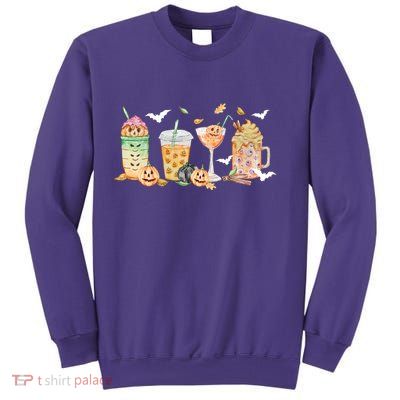 Halloween Coffee Latte Lover Sweatshirt