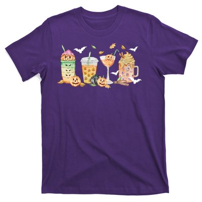 Halloween Coffee Latte Lover T-Shirt