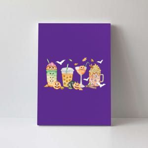 Halloween Coffee Latte Lover Canvas