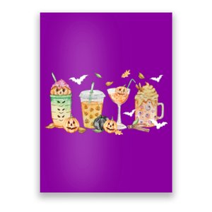 Halloween Coffee Latte Lover Poster