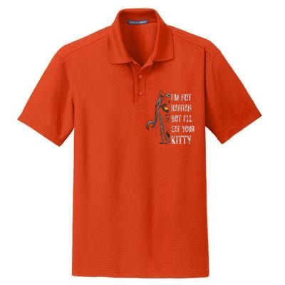 Haitian Cat Lover Kitty Lover Dry Zone Grid Polo