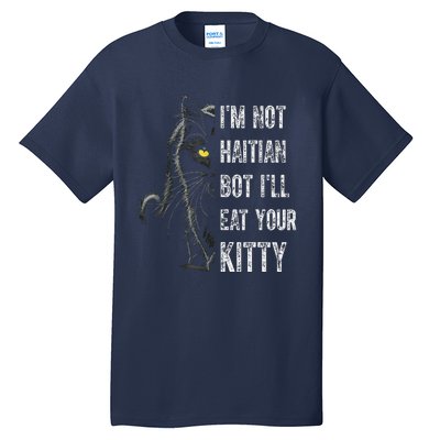 Haitian Cat Lover Kitty Lover Tall T-Shirt