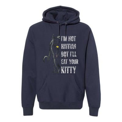 Haitian Cat Lover Kitty Lover Premium Hoodie