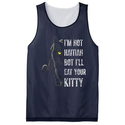 Haitian Cat Lover Kitty Lover Mesh Reversible Basketball Jersey Tank