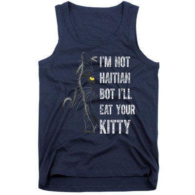 Haitian Cat Lover Kitty Lover Tank Top