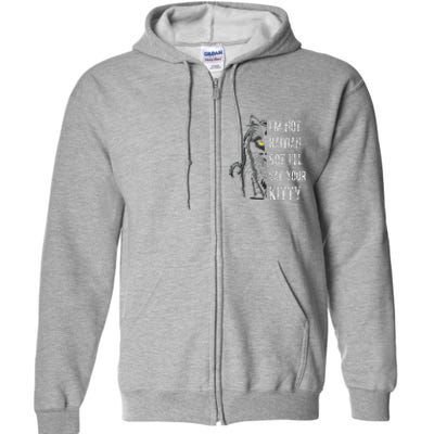 Haitian Cat Lover Kitty Lover Full Zip Hoodie