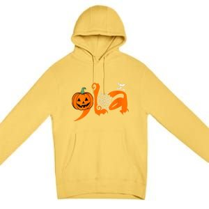 Halloween Comma La Kamala Harris 2024 Pumpkin Premium Pullover Hoodie