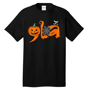 Halloween Comma La Kamala Harris 2024 Pumpkin Tall T-Shirt