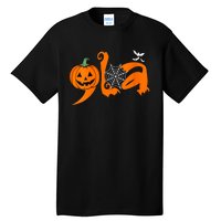 Halloween Comma La Kamala Harris 2024 Pumpkin Tall T-Shirt