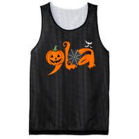 Halloween Comma La Kamala Harris 2024 Pumpkin Mesh Reversible Basketball Jersey Tank