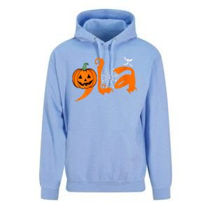 Halloween Comma La Kamala Harris 2024 Pumpkin Unisex Surf Hoodie