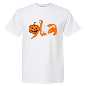 Halloween Comma La Kamala Harris 2024 Pumpkin Garment-Dyed Heavyweight T-Shirt