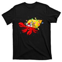 Hermit Crab Lover Xmas Lighting Santa Hermit Crab Christmas T-Shirt