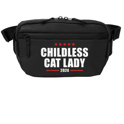 Hildless Cat Lady Ladies Is Voting Kamala 2024 Childless Cat Lady Crossbody Pack