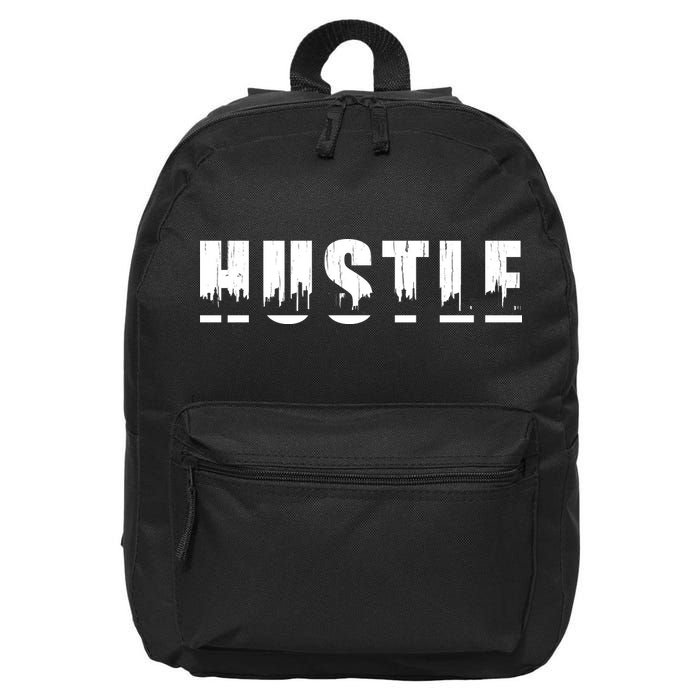 Hustle City Logo 16 in Basic Backpack