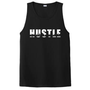 Hustle City Logo PosiCharge Competitor Tank