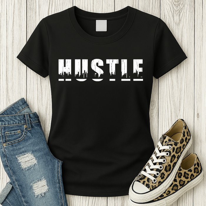 Hustle City Logo Womens T-Shirt