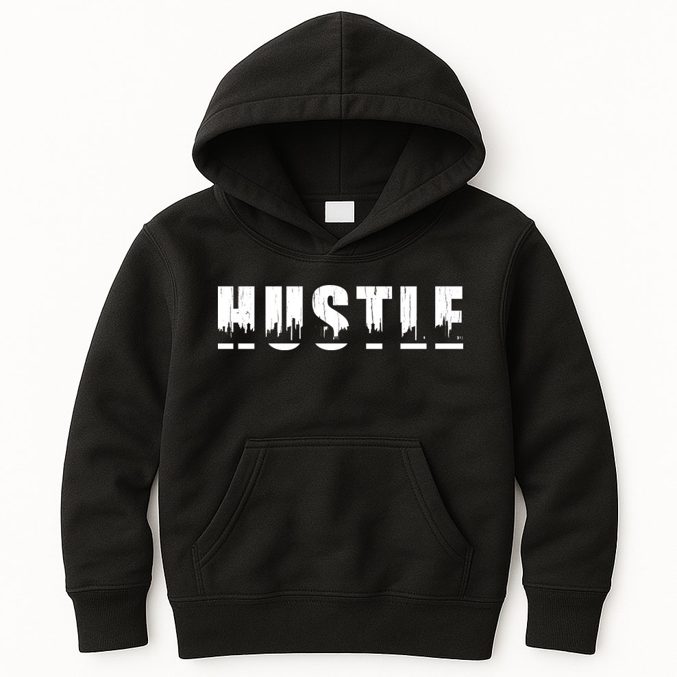 Hustle City Logo Kids Hoodie
