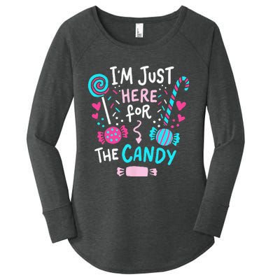 Halloween Candy Lollipop Cute Gift Women's Perfect Tri Tunic Long Sleeve Shirt