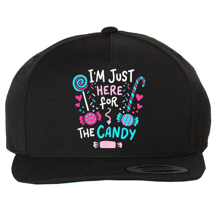 Halloween Candy Lollipop Cute Gift Wool Snapback Cap