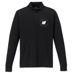 Hate Cats Love Trump Vote Trump 2024 Performance Long Sleeve Polo