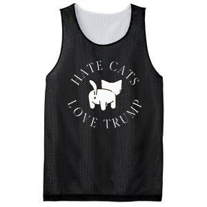 Hate Cats Love Trump Vote Trump 2024 Mesh Reversible Basketball Jersey Tank