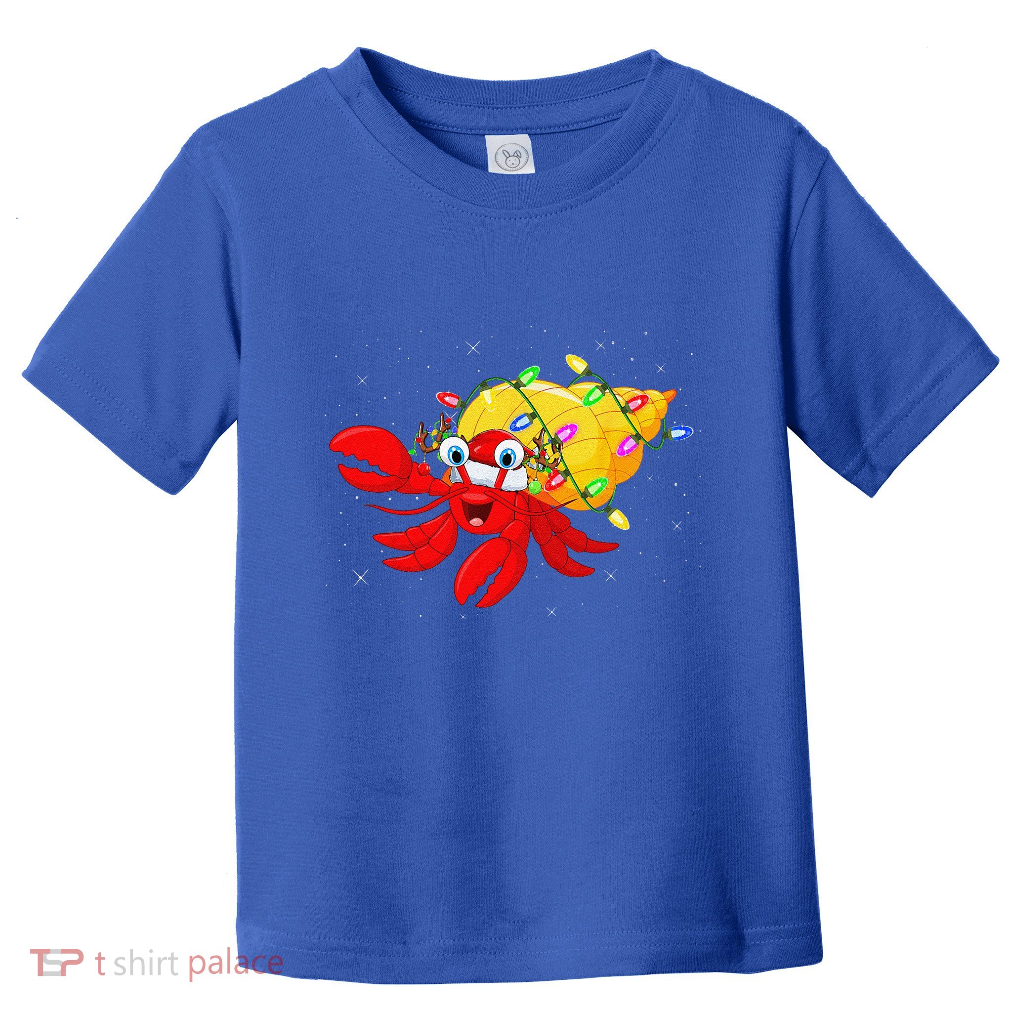 Hermit Crab Lover Xmas Lighting Santa Hermit Crab Christmas Toddler T-Shirt