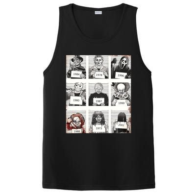 Halloween Creepy Legends Killer Mugshots Horror Fan Gifts PosiCharge Competitor Tank