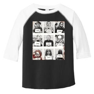 Halloween Creepy Legends Killer Mugshots Horror Fan Gifts Toddler Fine Jersey T-Shirt