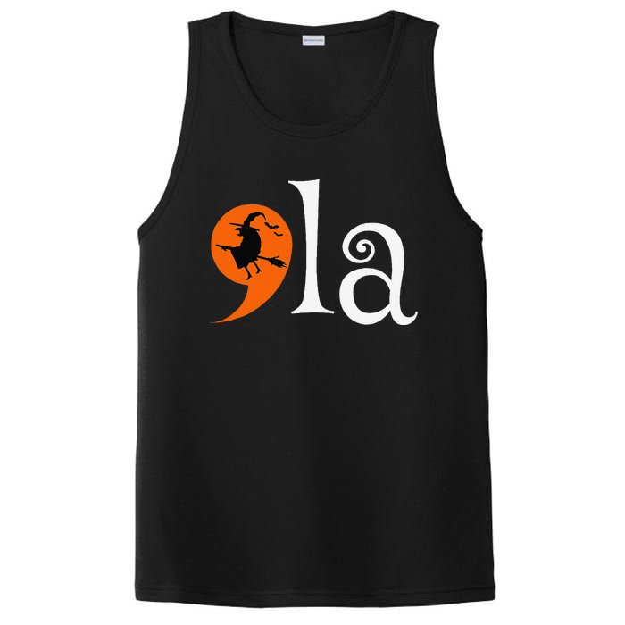 Halloween Comma La Kamala Harris 2024 Presidential Campaign PosiCharge Competitor Tank