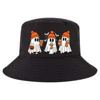 Halloween Coffee Lover Ghost Cool Comfort Performance Bucket Hat