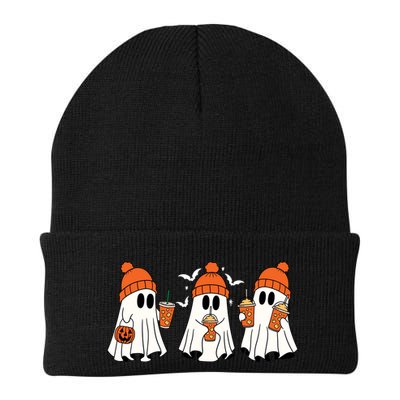 Halloween Coffee Lover Ghost Beanie