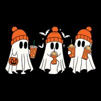 Halloween Coffee Lover Ghost Bag