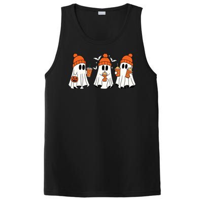 Halloween Coffee Lover Ghost PosiCharge Competitor Tank