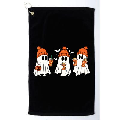 Halloween Coffee Lover Ghost Golf Towel