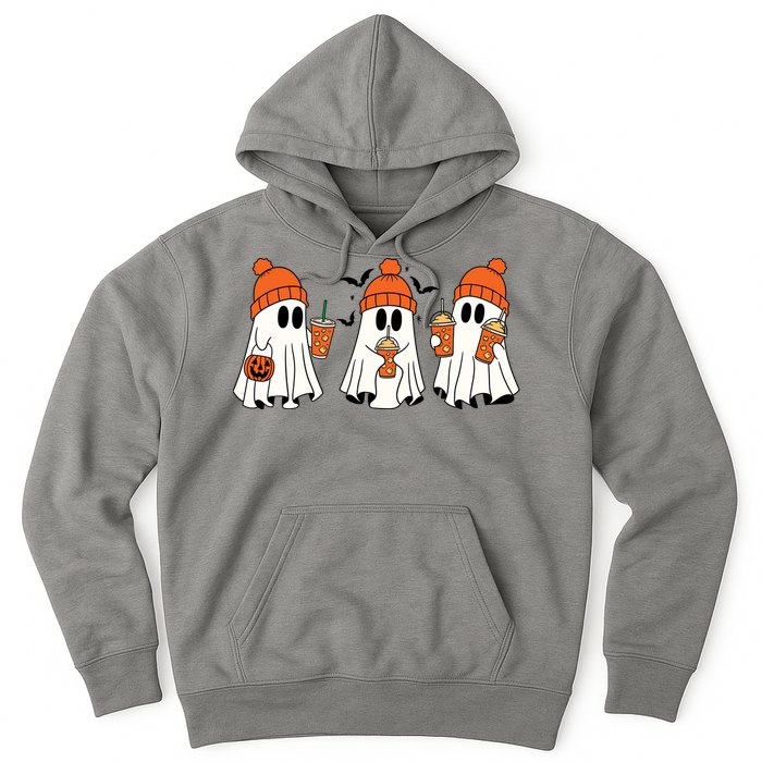 Halloween Coffee Lover Ghost Hoodie