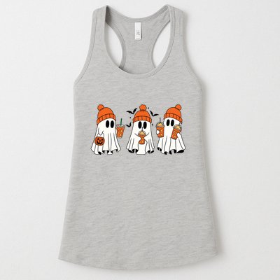 Halloween Coffee Lover Ghost Womens Tank Top