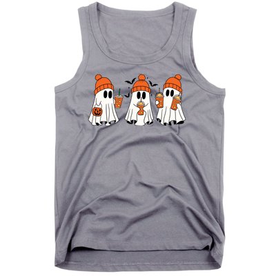 Halloween Coffee Lover Ghost Tank Top