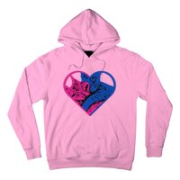 Heart Cat Lovers Tv Hoodie