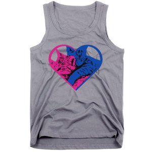 Heart Cat Lovers Tv Tank Top