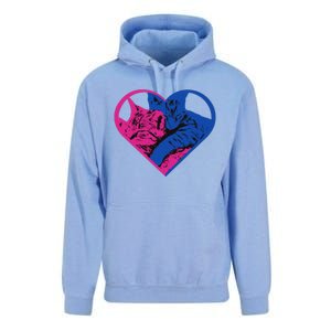 Heart Cat Lovers Tv Unisex Surf Hoodie