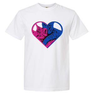 Heart Cat Lovers Tv Garment-Dyed Heavyweight T-Shirt