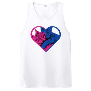 Heart Cat Lovers Tv PosiCharge Competitor Tank