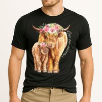 Highland Cattle Lover Cow Calf Farm Love One Another Cute Cooling Performance Crew T-Shirt